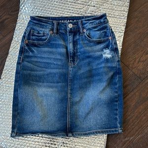 American Eagle stretch denim mini